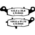 EBC Brakes Double-H Sintered Superbike Brake Pads Rear - FA231HH EBC Brakes Double-H Sintered Superbike Brake Pads Rear - FA231HH